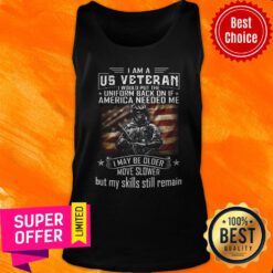 Flag Us Veteran I Would Put The Uniform Back On If America Needs Me Tank top