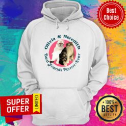 Funny Olivia And Meredith Best Friends Purrr-Ever Hoodie