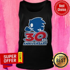Funny Sonic 30th Anniversary Tank top