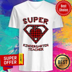 Funny Super Kindergarten Teacher V-neck