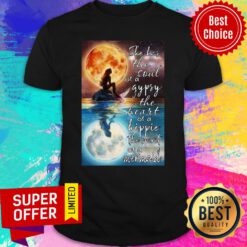 Mermaid Moonlight She Has The Soul Of A Gypsy The Heart Of A Hippie The Spirit Of A Mermaid Shirt