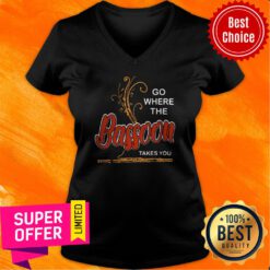 Nice Go Where Bassoon Takes You Music Instrument Lovers V-neck