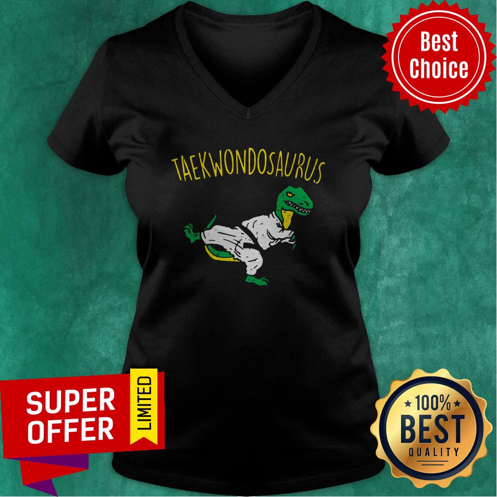 Official Dinosaurs Taekwondosaurus V-neck Official Dinosaurs Taekwondosaurus V-neck