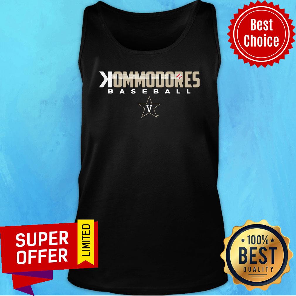 Premium Vanderbilt Kommodores Baseball Tank Top Premium Vanderbilt Kommodores Baseball Tank Top