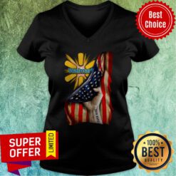 Premium Walmart Proud American Flag Personalized V-nekc