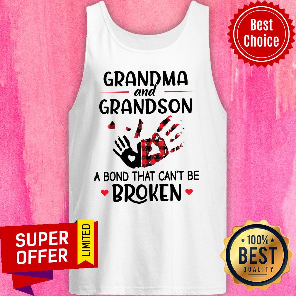 Top Grandma And Grandson A Bond That Can’t Be Broken Tank Top Top Grandma And Grandson A Bond That Can’t Be Broken Tank Top