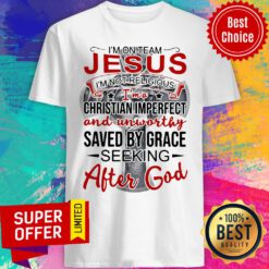 Top I'm On Team Jesus I'm Not Religious I'm A Christian Imperfect Shirt