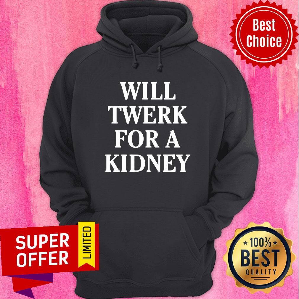 Will Twerk For A Kidney Hoodie Will Twerk For A Kidney Hoodie