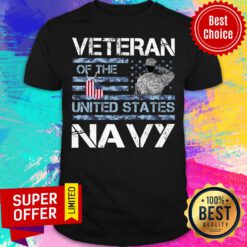 American Flag Veteran Of The United States Navy Shirt