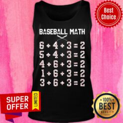 Awesome Baseball Math Tank Top
