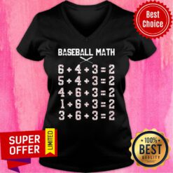 Awesome Baseball Math V-neck