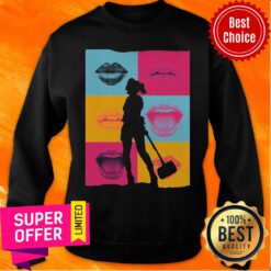 Awesome Birds Of Prey Harley Quinn Lips Sweatshirt