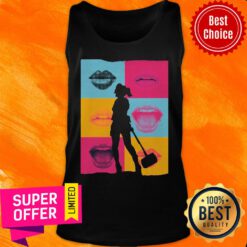 Awesome Birds Of Prey Harley Quinn Lips Tank Top