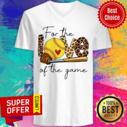 Awesome For The Love Of Game Softball V-neck