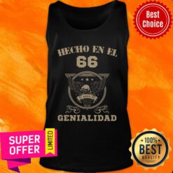 Awesome Hecho En El 66 Genialidad Tank Top