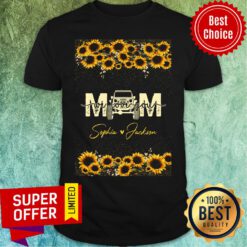 Awesome Mom Sophia Jackson Sunflower Shirt