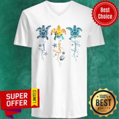 Awesome Turtle Live Love Laugh V-neck