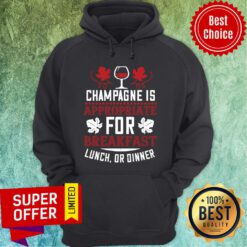 Champagne Is Appropriate For Breakfast Hoodie