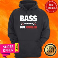 Funny Bass Like Guitar But Cooler Bass Player Hoodie