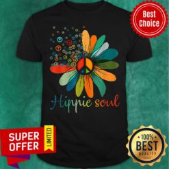 Funny Daisy Peace Sign Hippie Soul Shirt