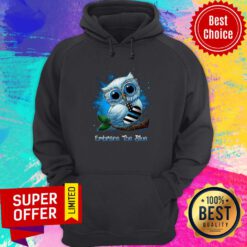 Funny Owl Embrace The Blue Hoodie