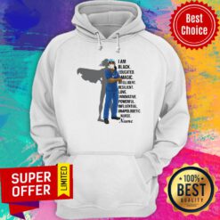I Am Black Nurse Educated Magic Intelligent Hoodie