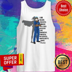 I Am Black Nurse Educated Magic Intelligent Tank Top