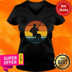 Musician Bassoon Vintage Retro Gift V-neck