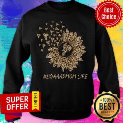 Nice Flower Motocross Brap Mom Life Sweatshirt