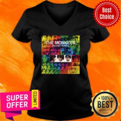 Nice The Monkees Instant Replay Vintage V-neck