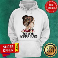 Nice This Is My Happy Place Book Hoodie
