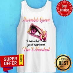 November Queen I Am Who I Am Tank Top