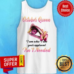 October Queen I Am Who I Am Tank Top