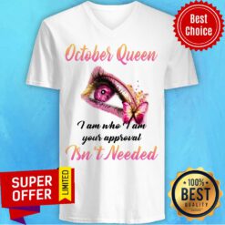 October Queen I Am Who I Am V-neck