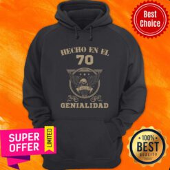 Official Hecho En El 70 Genialidad Hoodie