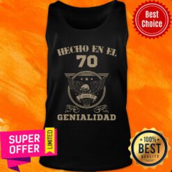 Official Hecho En El 70 Genialidad Tank Top