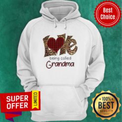 Official Love Grandma Big Heart Hoodie