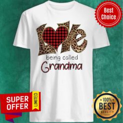 Official Love Grandma Big Heart Shirt
