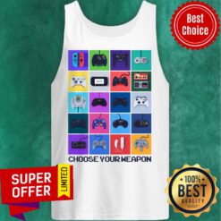 Official Many Game Choose Your Weapon Tank Top