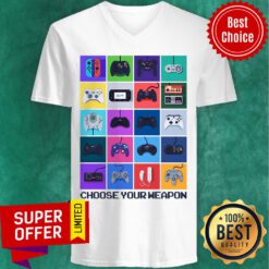 Official Many Game Choose Your Weapon V-neck