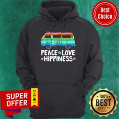 Official Peace Love Hippiness Car Hoodie