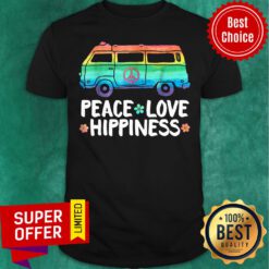 Official Peace Love Hippiness Car Shirt