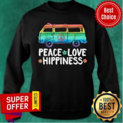 Official Peace Love Hippiness Car Sweatshirt