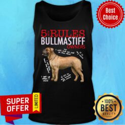 Premium 5 Rules Bullmastiff Owners Tank Top