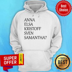 Premium Anna Elsa Kristoff Sven Samantha Hoodie