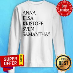 Premium Anna Elsa Kristoff Sven Samantha Sweatshirt