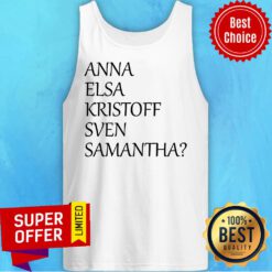 Premium Anna Elsa Kristoff Sven Samantha Tank Top