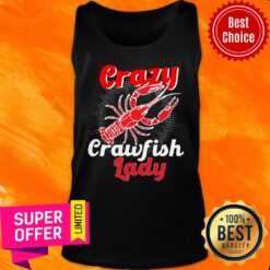 Premium Crazy Crawfish Lady Mothers Tank Top