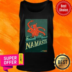 Premium Elephant Music Ganesha Dj Namaste Tank Top