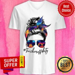 Premium Girl Teacher Off Duty V-neck